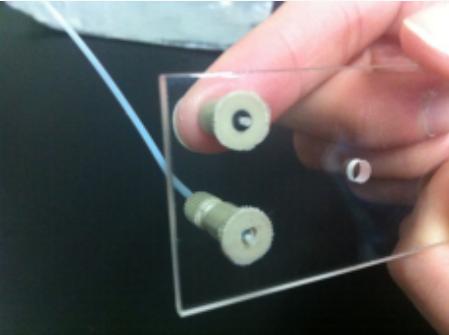 微流控玻璃芯片導(dǎo)管接頭配件圖