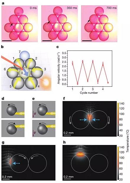 圖4. “齒輪”型液滴機械系統(tǒng)。