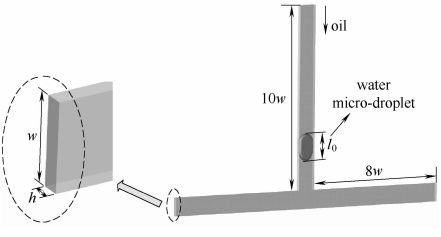 圖1T型交錯結(jié)構(gòu)的幾何模型