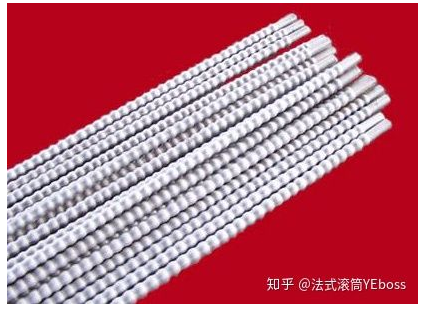 帶有波結(jié)結(jié)構(gòu)的換熱管，通過管徑不斷變化形成湍流，強(qiáng)化傳熱。