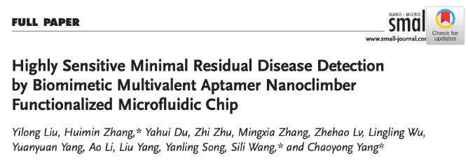 基于仿生多價(jià)核酸適體功能化微流控芯片的微小殘留病檢測(cè)新方法